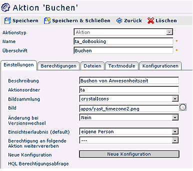 aktion buchen